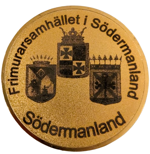 Mynt att gravera (guldfärgat)
